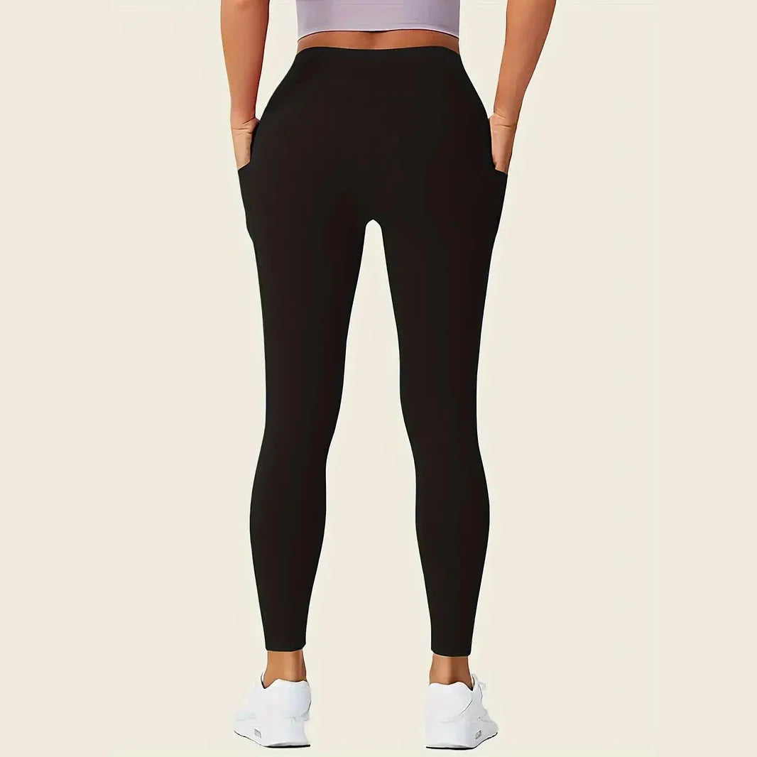 High Rise Butt Lifting Seamless Leggings with Phone Pockets
